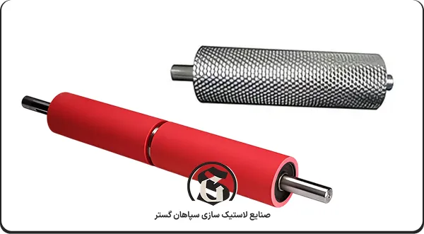 انواع روکش غلطک لاستیکی سیلیکونی